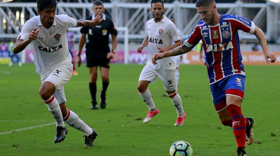 [Chances de queda do Vitória passam dos 45%; Bahia tem menos de 3% de probabilidade]