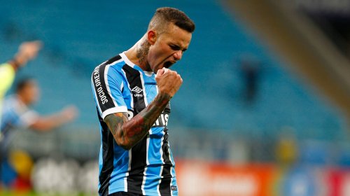 Luan celebra vaga do Grêmio à final da Libertadores: [Luan celebra vaga do Grêmio à final da Libertadores: