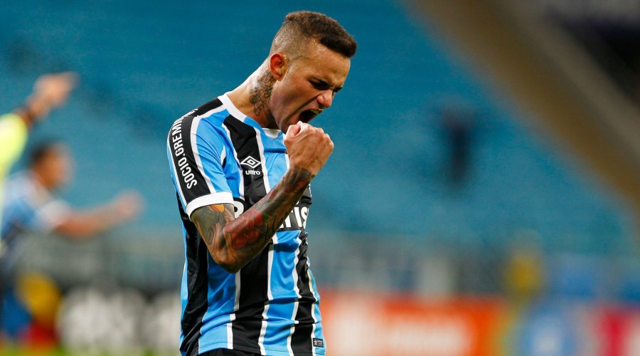 Luan celebra vaga do Grêmio à final da Libertadores: [Luan celebra vaga do Grêmio à final da Libertadores:
