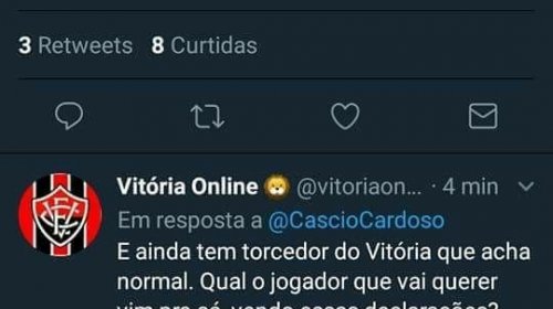 [Pegou mau: frase do Presidente do Vitória vem repercutindo nas redes sociais]