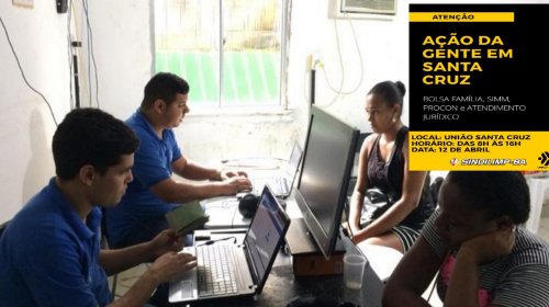 [Ação da gente: União Santa Cruz realiza ação social voltada à comunidade nesta sexta-feira (22...]