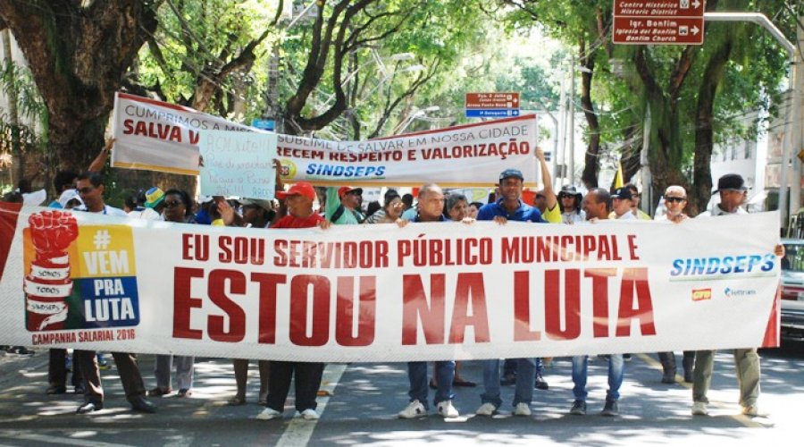 [Servidores municipais de Salvador marcam nova assembleia para próxima semana]