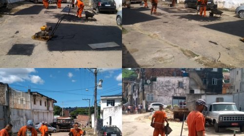 [Após intervenção do vereador Suíca, rua de Plataforma recebe novo asfalto]