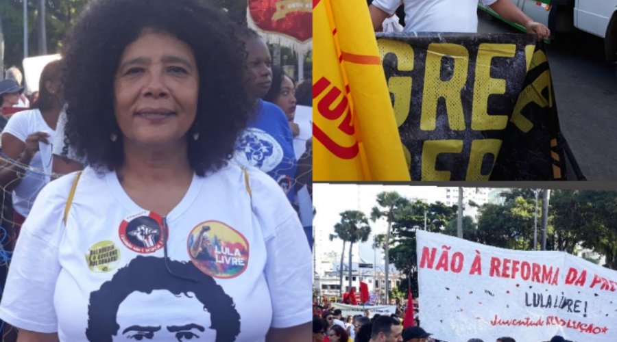 [Manifestantes lotam Campo Grande nesta terça feira (14)]