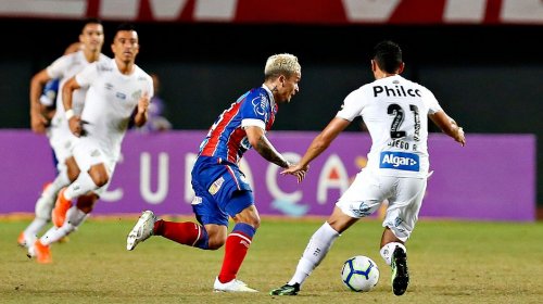 [Bahia leva gol no fim e perde para o Santos em Pituaçu]