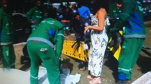 [Motorista perde controle de veículo, atravessa canteiro central e atropela funcionários da LIM...]