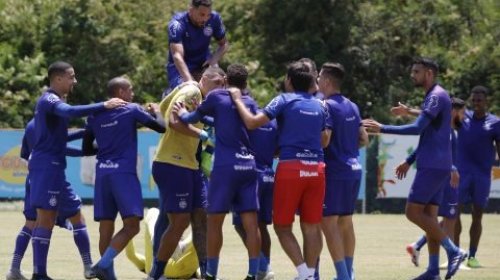 [Bahia encerra preparação para enfrentar o Santos fora de casa]