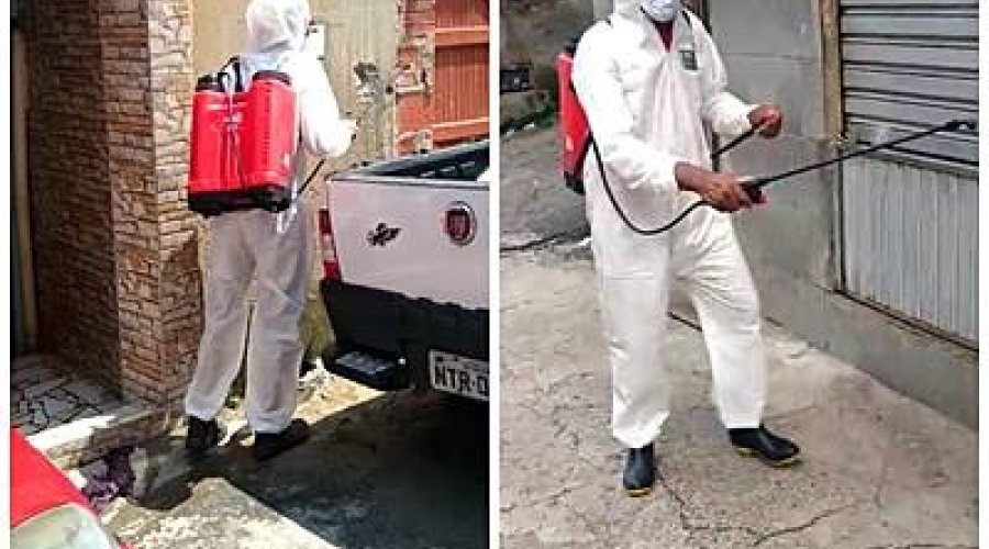 [Moradores do Areal se reúnem e promovem higienização das ruas para combater o avanço do coronavírus]