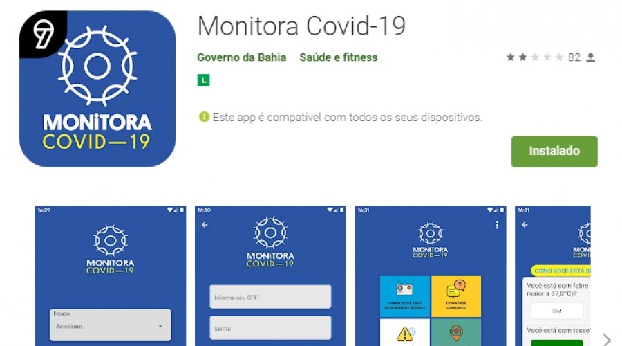 [Aplicativo “Monitora Covid-19” está disponível para iOS]