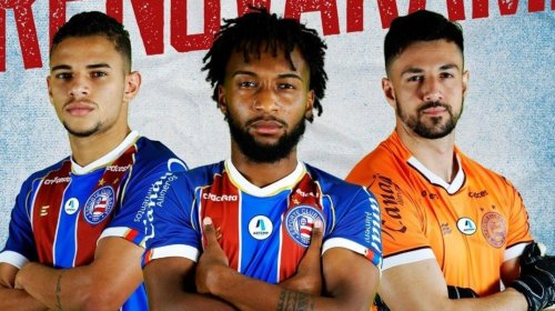 [Bahia renova com trio do Baianão e integra jogadores a time principal]