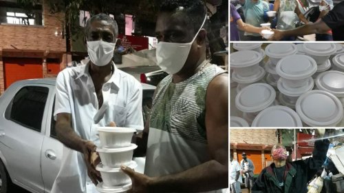 [Movimento Solidário distribui sopas na Rua das Cobras em Pernambués]