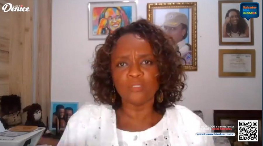 Em live com especialistas, Major Denice define situação do desenvolvimento urbano de Salvador como [Em live com especialistas, Major Denice define situação do desenvolvimento urbano de Salvador como