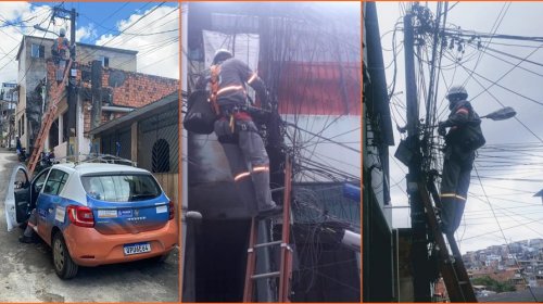 [Moradores de Pernambués agradece ao vereador Suíca por intermediar na melhoria da iluminação p...]