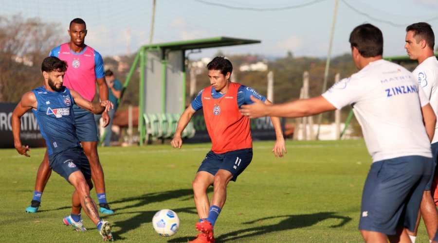 [Bahia treina para duelo contra o Atlético-MG pela Copa do Brasil]