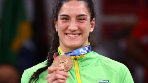 [Jogos Olímpicos Tóquio 2020: brasileira Mayra Aguiar conquista o bronze no Judô]