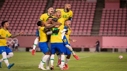 [Brasil vence o México e vai à final em busca do bi no futebol olímpico]