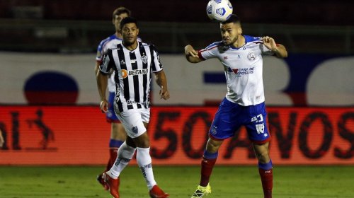 [Bahia vence o Atlético-MG por 2 a 1 mas é eliminado da Copa do Brasil]