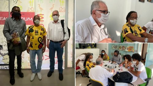 [UNEB e Olodum se reúnem para propor projetos com foco em ações afirmativas em comemoração aos...]