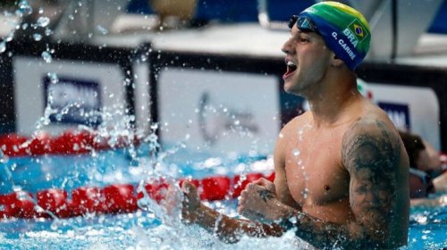 [Baiano Guilherme Caribé vence prova e garante 3º ouro no Pan]