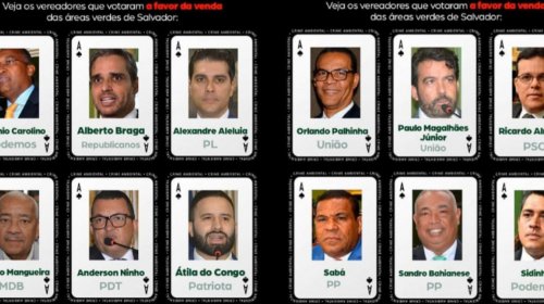 [Em meio à polêmica sobre Buracão e áreas verdes, surge o 'Baralho do Crime Ambiental]