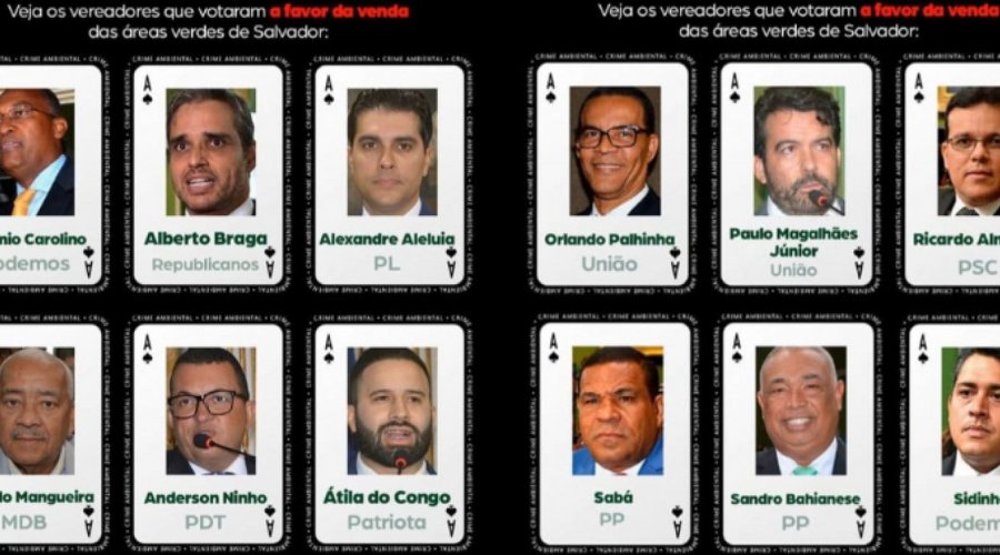 [Em meio à polêmica sobre Buracão e áreas verdes, surge o 'Baralho do Crime Ambiental]