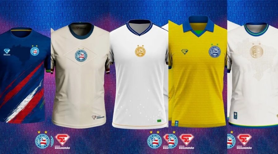 [Bahia divulga finalistas da camisa do Sócio Esquadrão 2026; votação já está aberta]