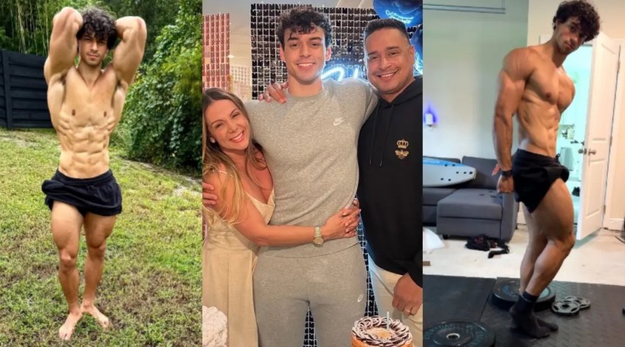 [Filho de Xanddy e Carla Perez inicia carreira no fisiculturismo e anuncia primeira competição]
