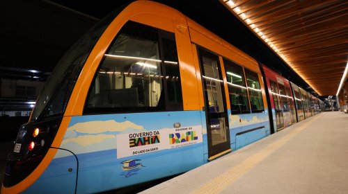 [Obras do VLT avançam com entrega da Estação Calçada e melhorias viárias em Salvador]