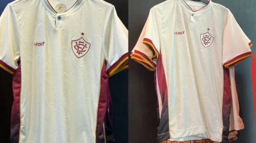 [Nova camisa branca do Vitória aparece nas lojas antes do lançamento oficial]