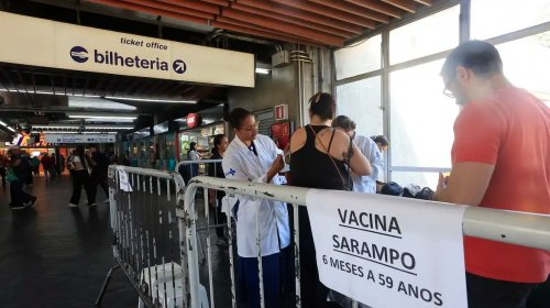 [Ministério da Saúde reforça chamamento para vacina contra o sarampo]