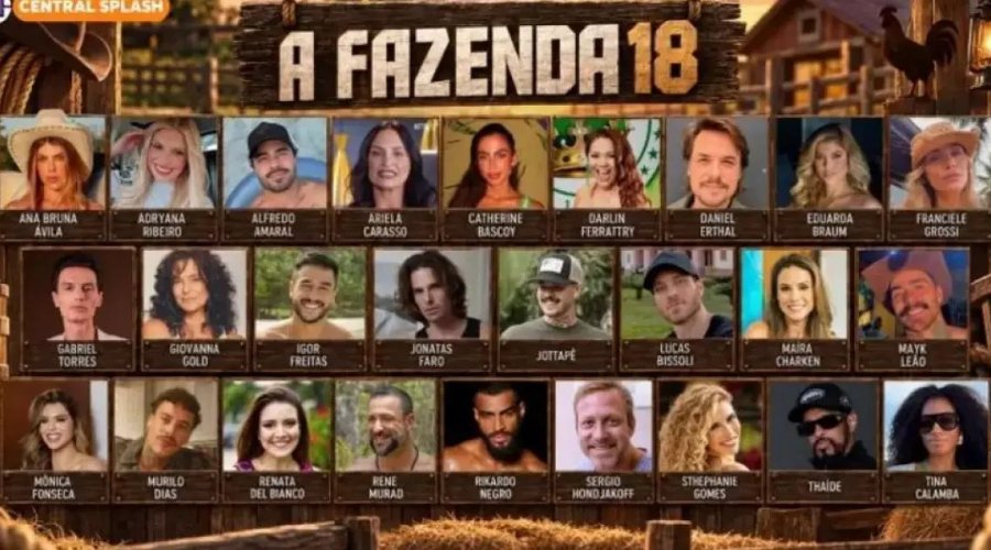 [“A Fazenda 18” estreia com 22 participantes e dinâmica inédita de visitantes; confira o elenco]