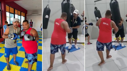 [Conheça Bruno, o primeiro aluno de boxe com Síndrome de Down do GAP]